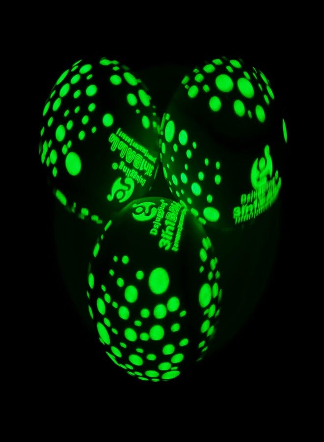 DSJUGGLING Glow in The Dark Juggling Balls, Dawson Juggling Soft UV & Luminous Reactive Juggling Ball Set - Pack of 3 - Image 5